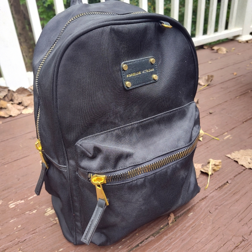 Adrienne Vittadini Black Backpack